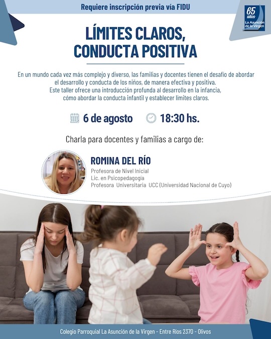 Charla sobre l&iacute;mites y conducta positiva