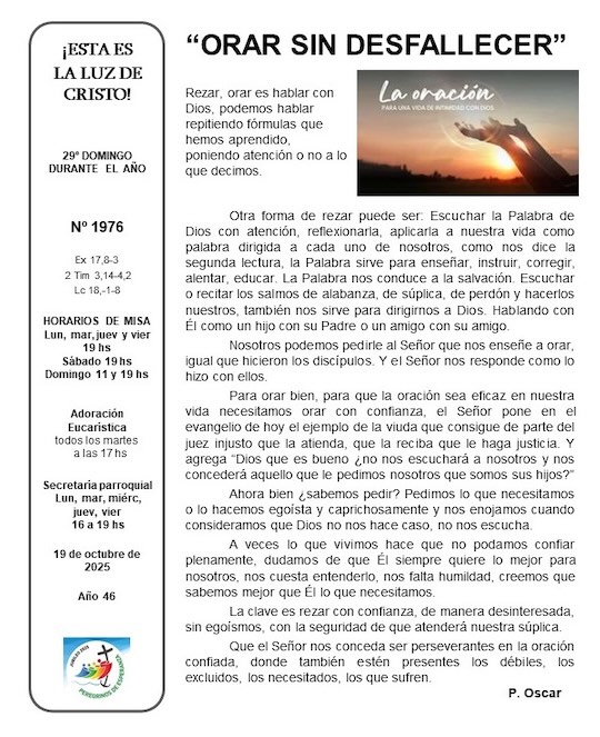 Esta es la luz de Cristo