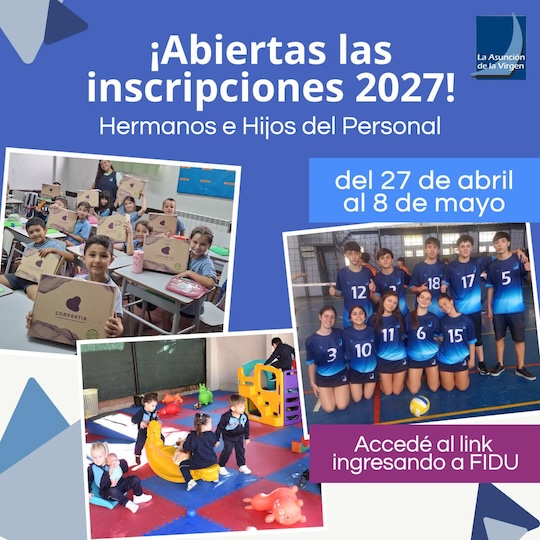 Inscripción de hermanos e hijos del personal